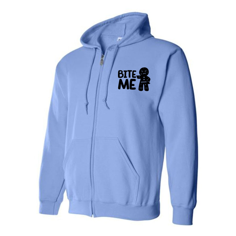 Men's Gingerbread Man Zipper Hoodie