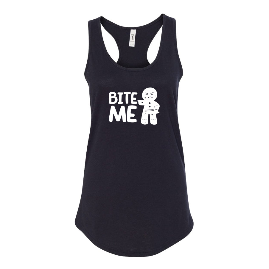 Women's Gingerbread Man Racerback Tank Top