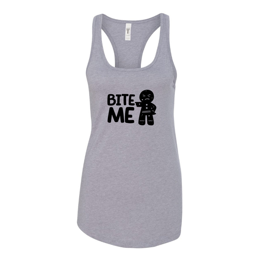 Women's Gingerbread Man Racerback Tank Top