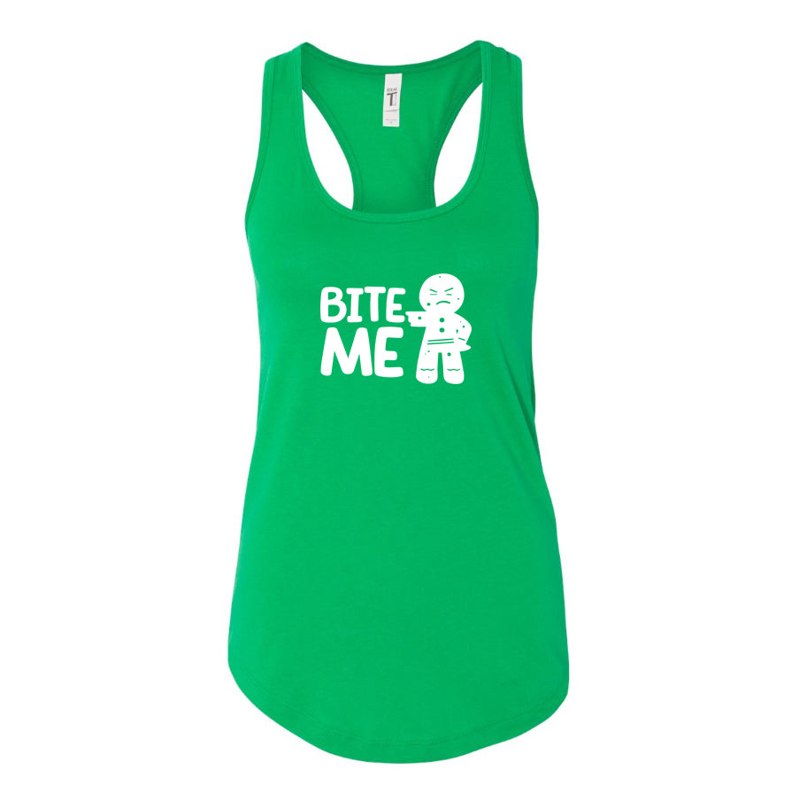 Women's Gingerbread Man Racerback Tank Top