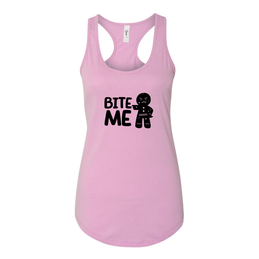 Women's Gingerbread Man Racerback Tank Top