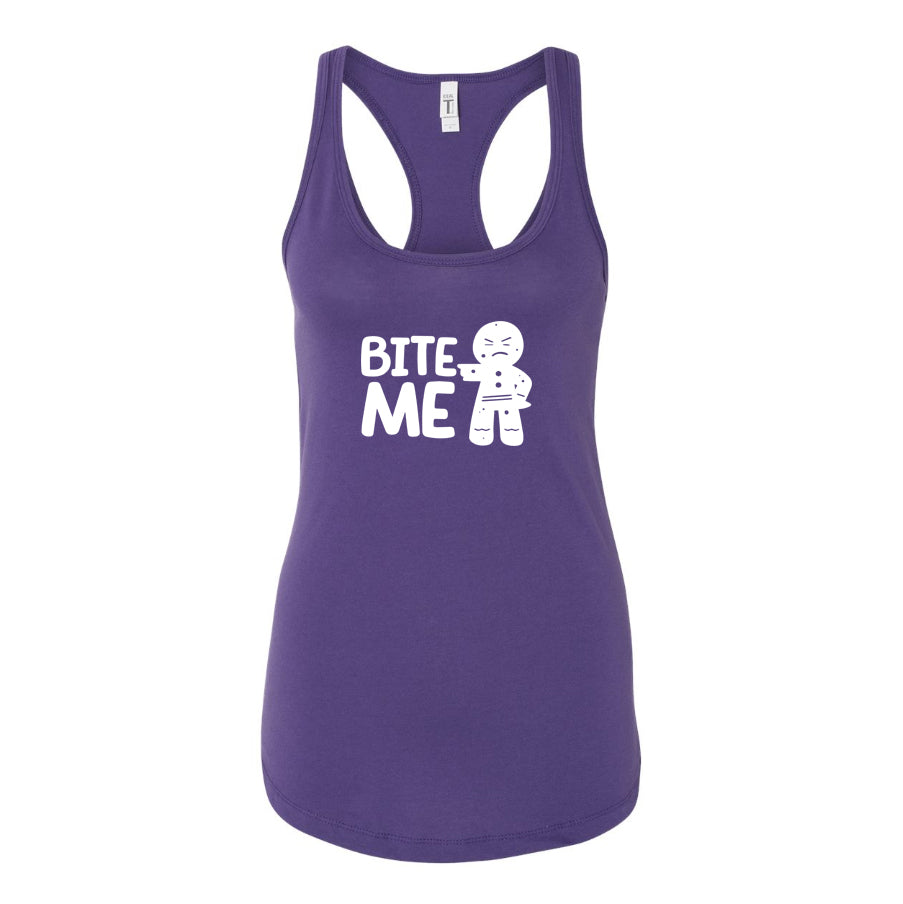Women's Gingerbread Man Racerback Tank Top