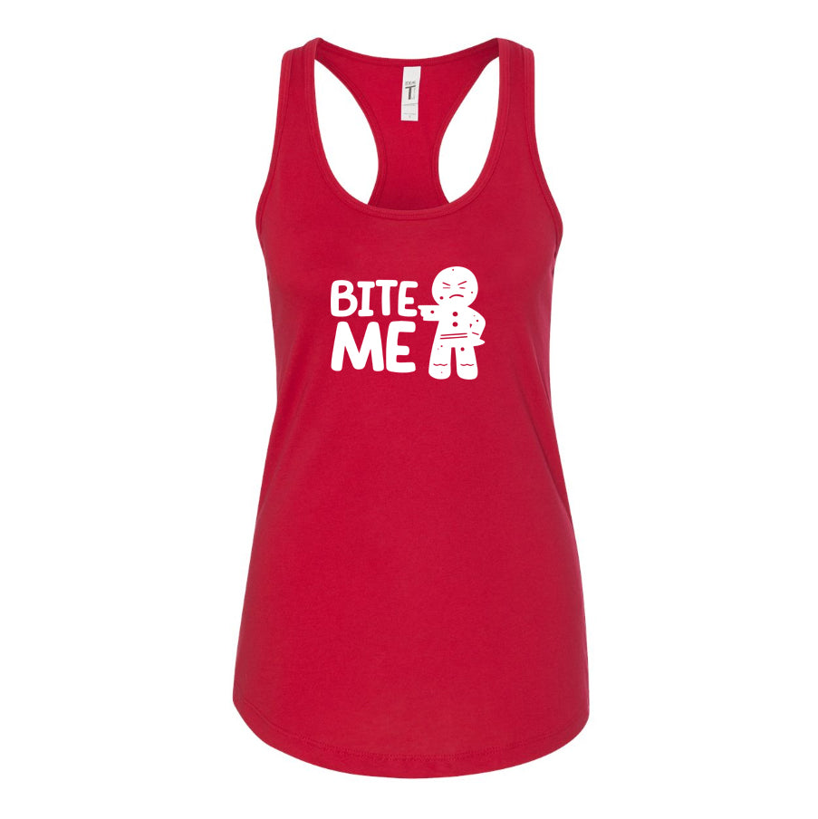 Women's Gingerbread Man Racerback Tank Top