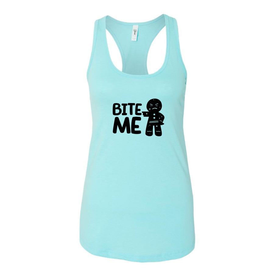 Women's Gingerbread Man Racerback Tank Top