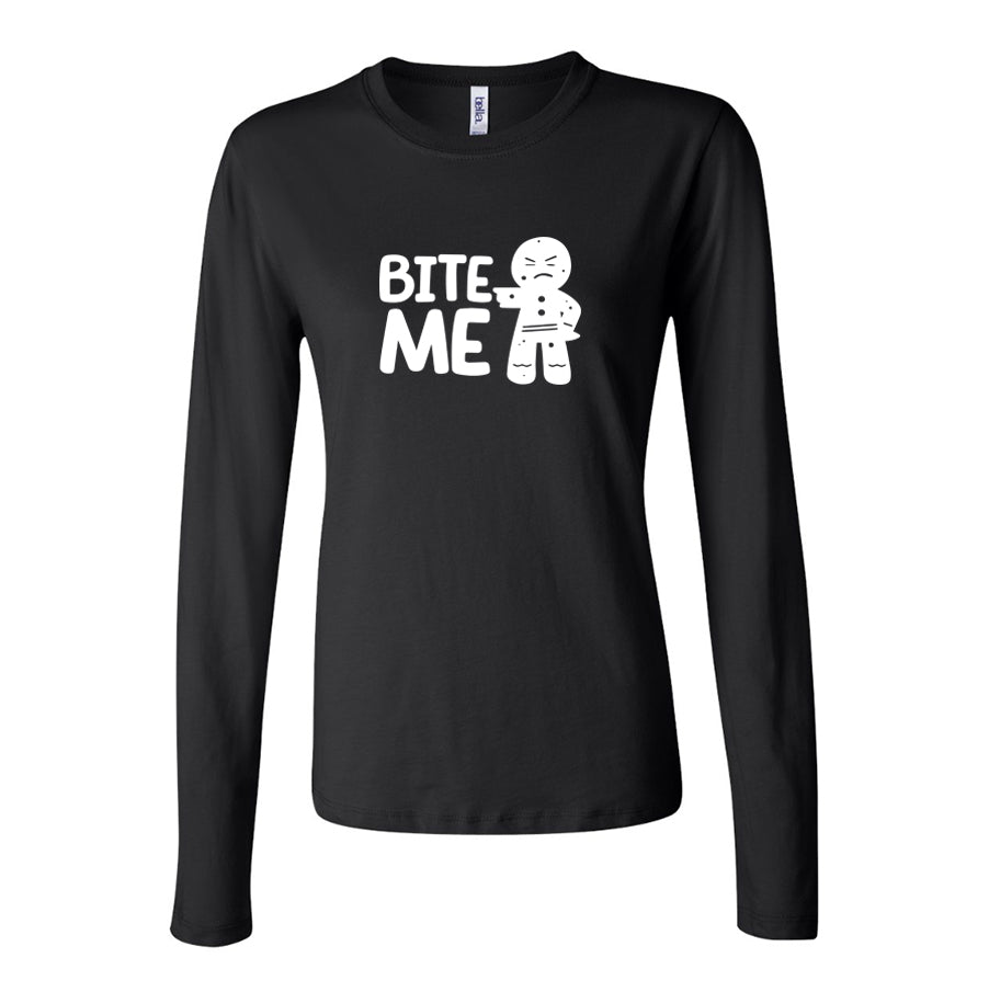 Women's Gingerbread Man Long Sleeve T-Shirt