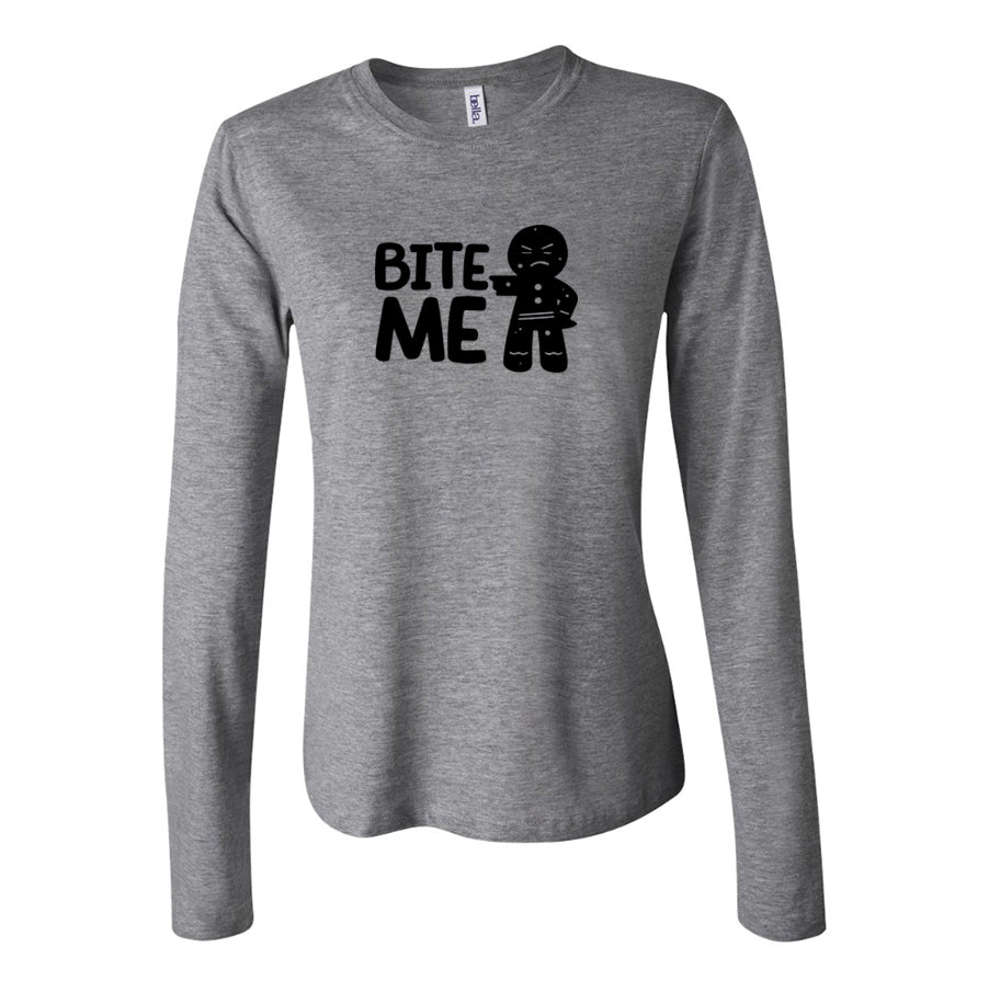 Women's Gingerbread Man Long Sleeve T-Shirt