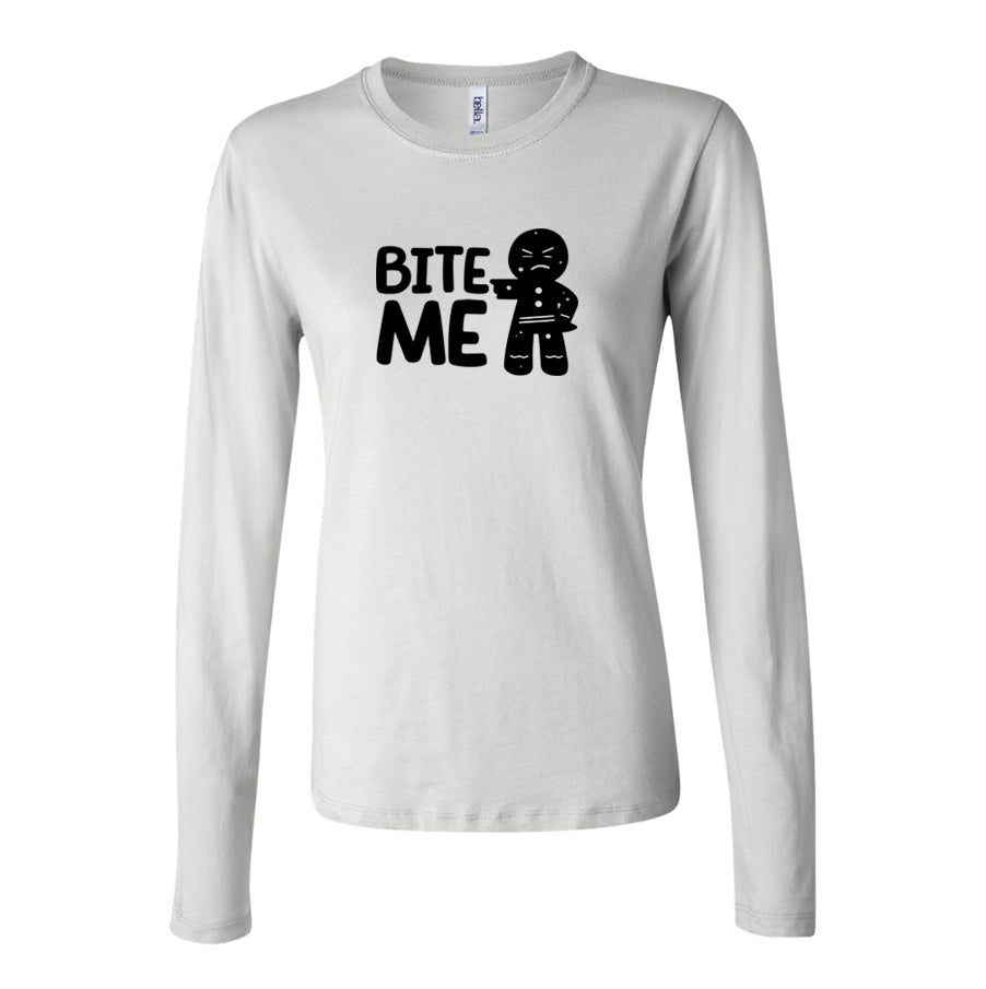 Women's Gingerbread Man Long Sleeve T-Shirt