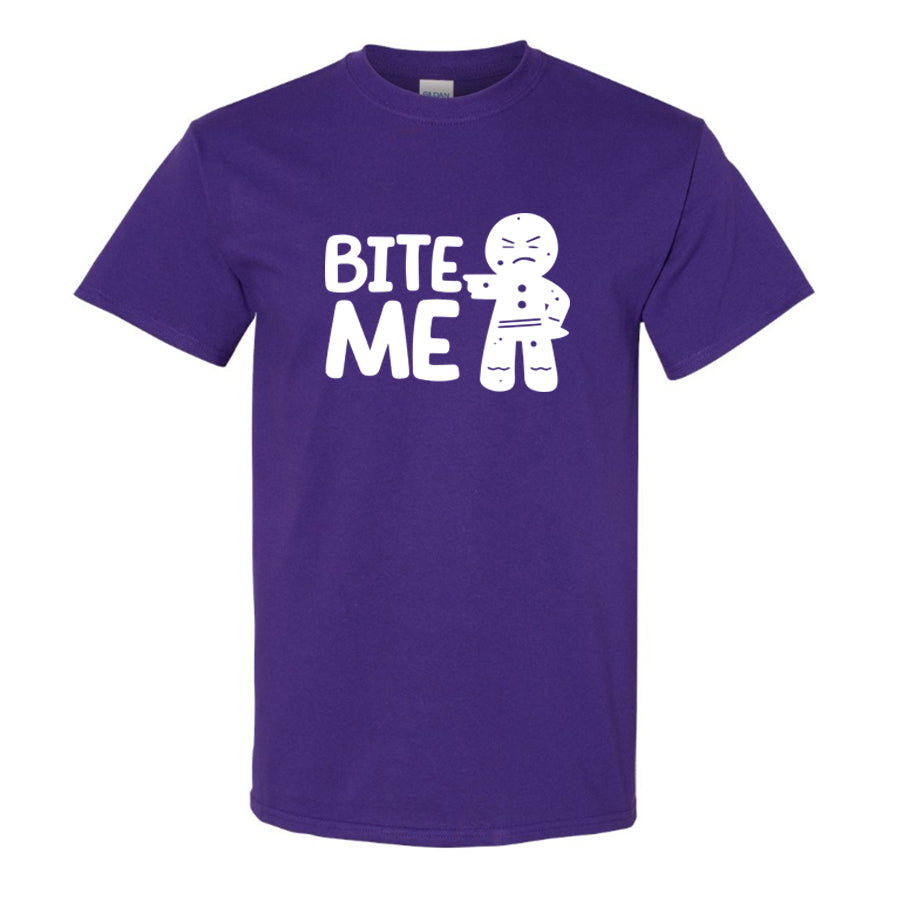 Youth Kids Gingerbread Man Cotton T-Shirt