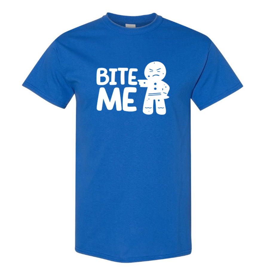 Youth Kids Gingerbread Man Cotton T-Shirt