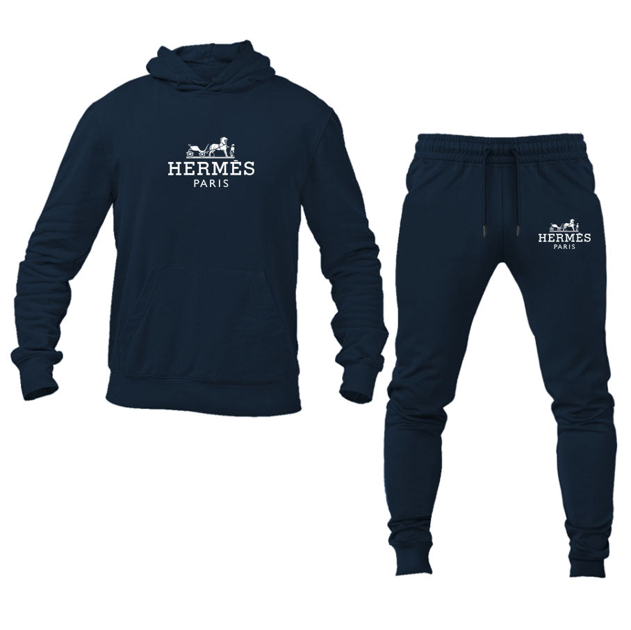 Men's Hermes Hoodie Joggers Set