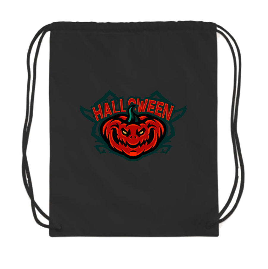 Halloween Pumpkin Drawstring Bag