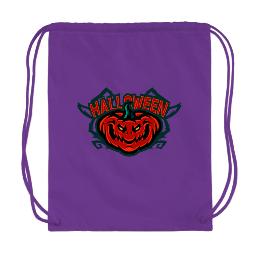 Halloween Pumpkin Drawstring Bag