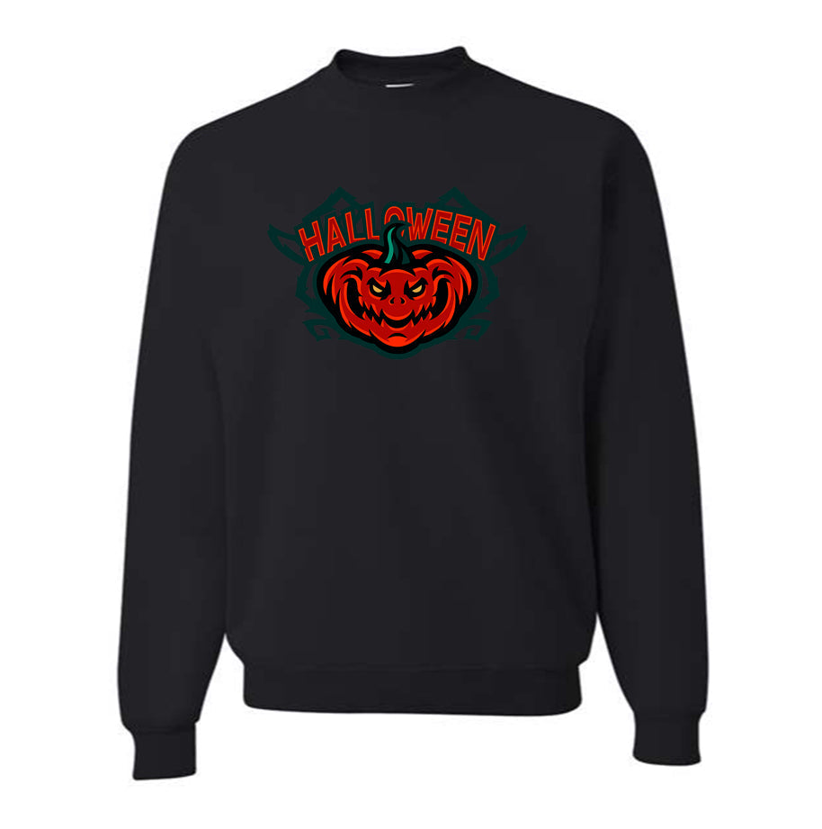 Men's Halloween Pumpkin Crewneck Sweatshirt