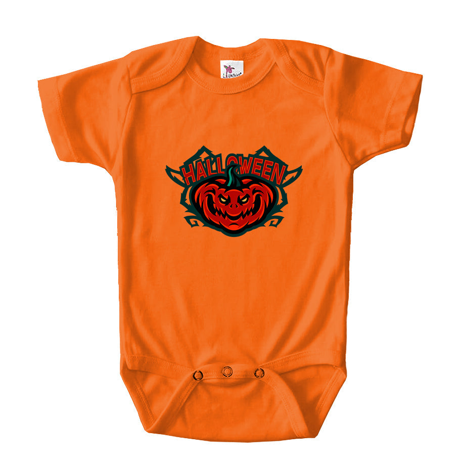 Halloween Pumpkin Baby Romper Onesie