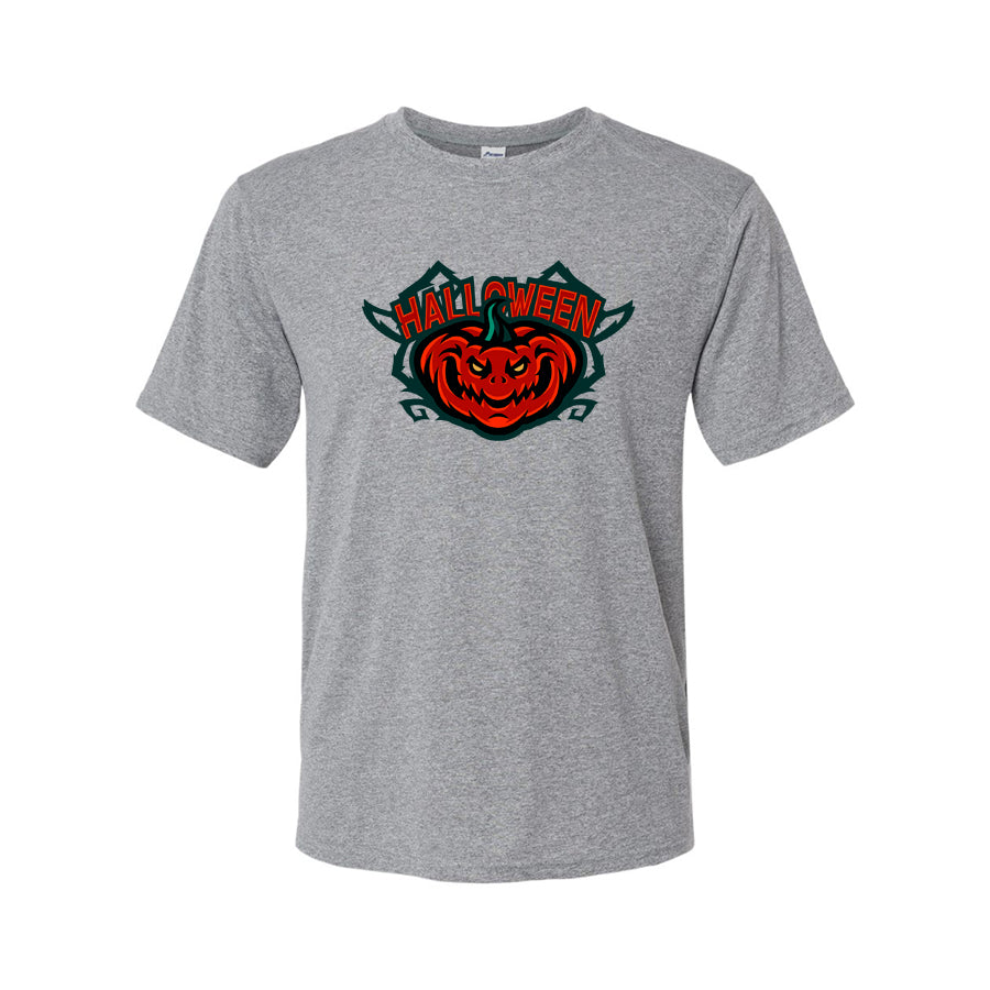 Youth Kids Halloween Pumpkin Polyester T-Shirt