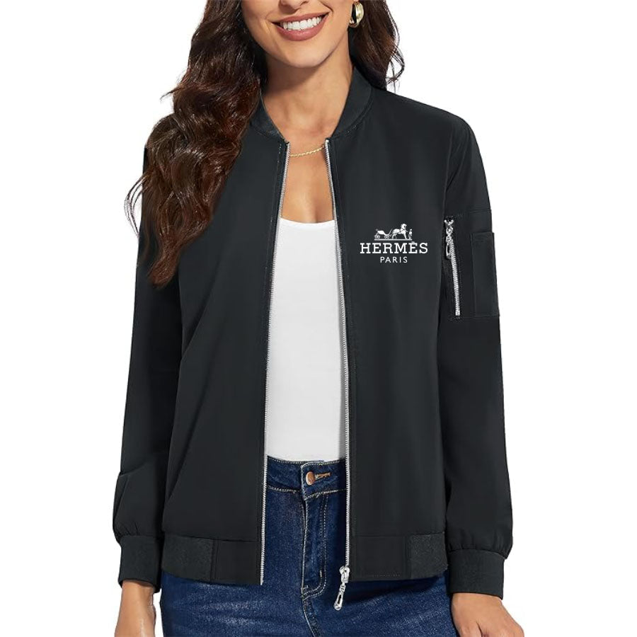 Women's Hermes Premium Bomber Jacket Outerwear