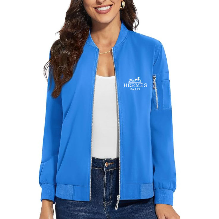 Women's Hermes Premium Bomber Jacket Outerwear
