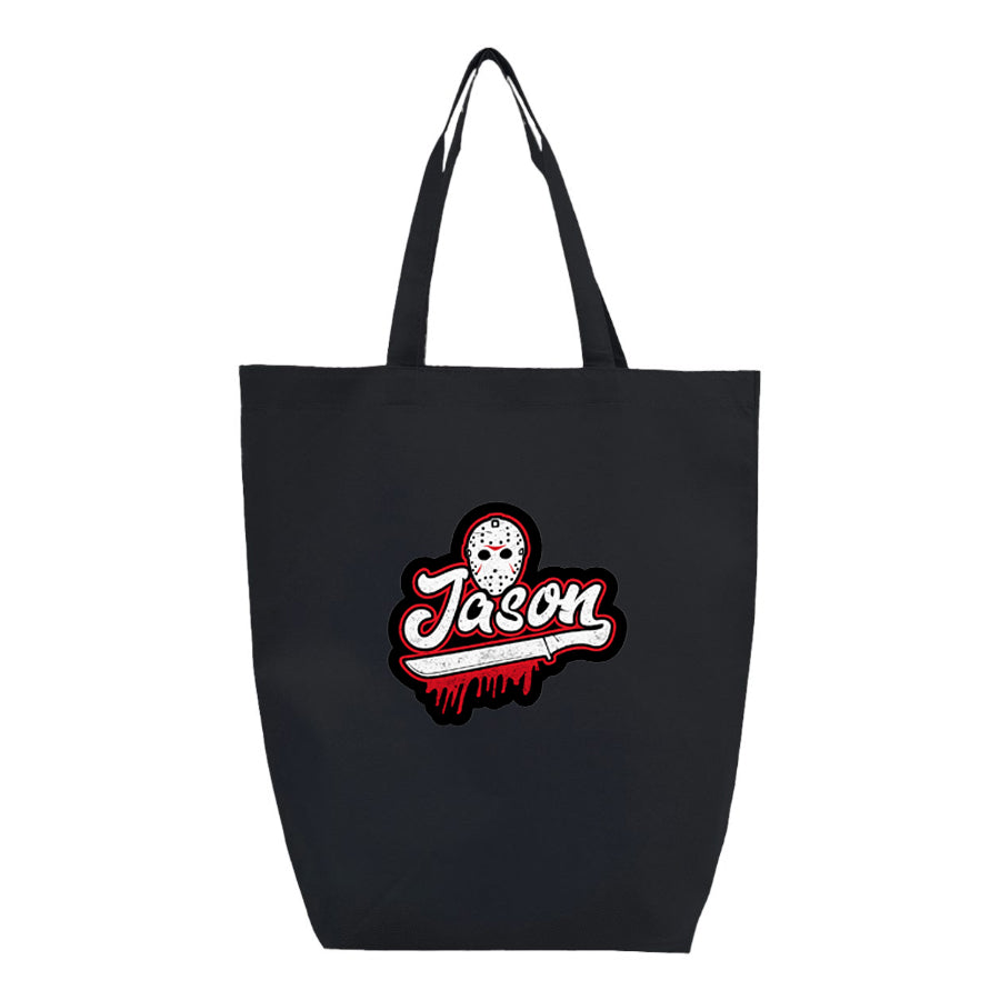 Jason Voorhees Q-Tees - Non-Woven Gusset Bottom Tote - Q1251