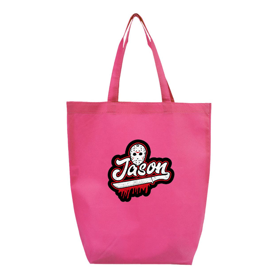 Jason Voorhees Q-Tees - Non-Woven Gusset Bottom Tote - Q1251