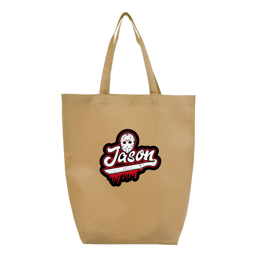 Jason Voorhees Q-Tees - Non-Woven Gusset Bottom Tote - Q1251