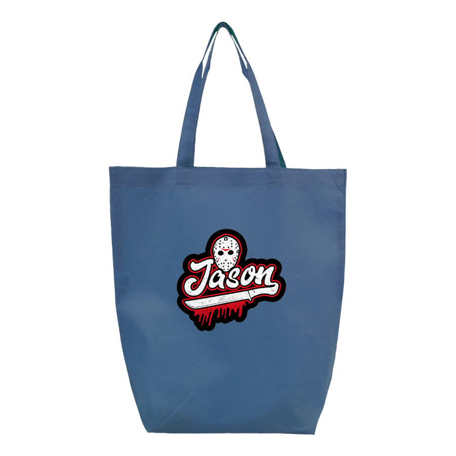 Jason Voorhees Q-Tees - Non-Woven Gusset Bottom Tote - Q1251