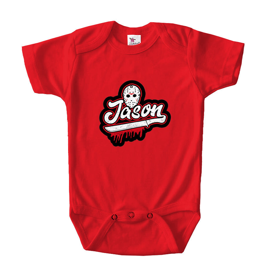 Jason Voorhees Baby Romper Onesie