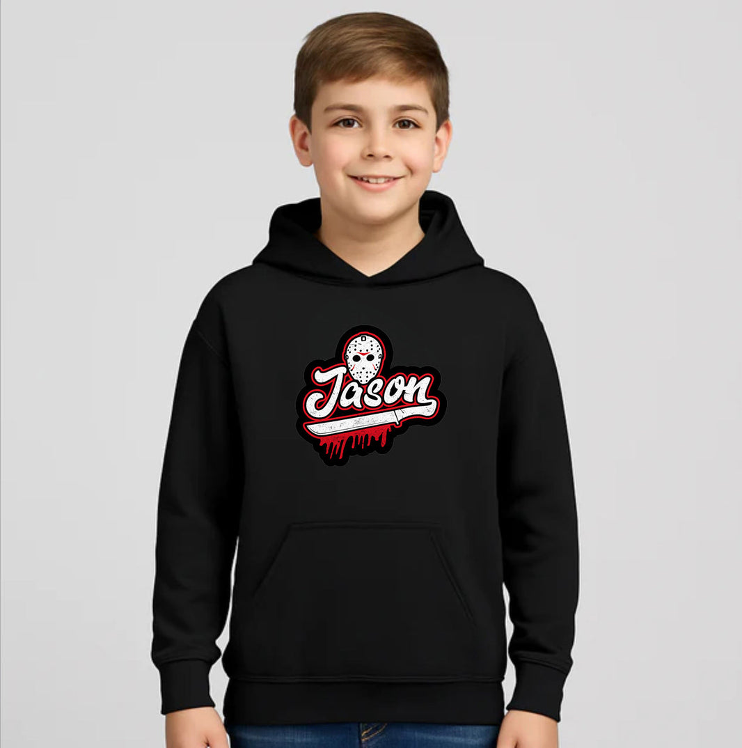 Youth Kids Jason Voorhees Pullover Hoodie