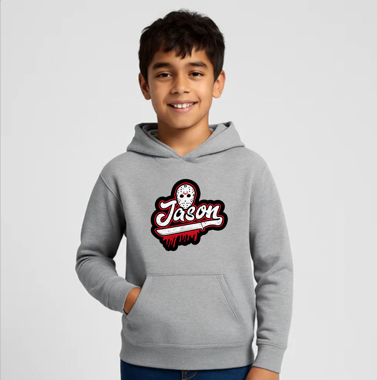 Youth Kids Jason Voorhees Pullover Hoodie