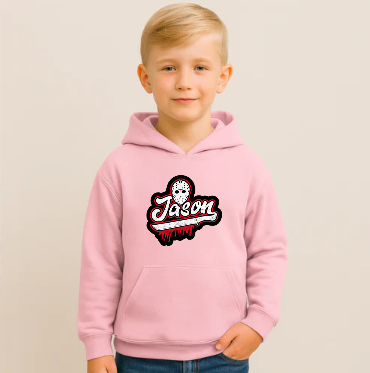 Youth Kids Jason Voorhees Pullover Hoodie