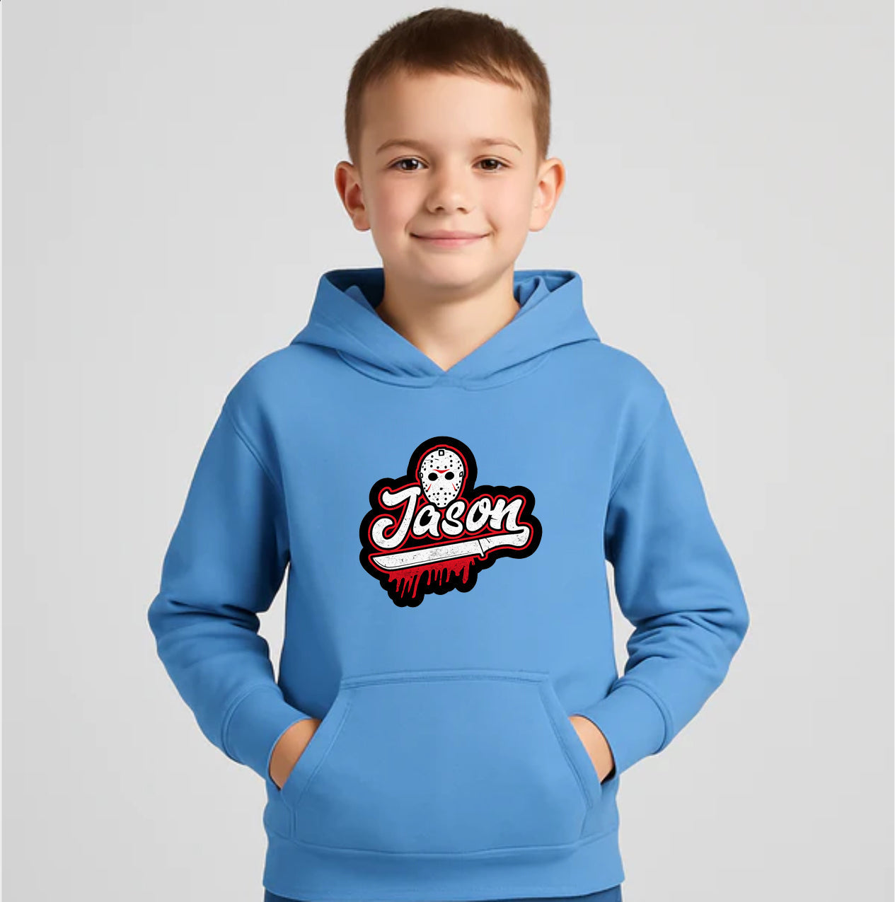 Youth Kids Jason Voorhees Pullover Hoodie