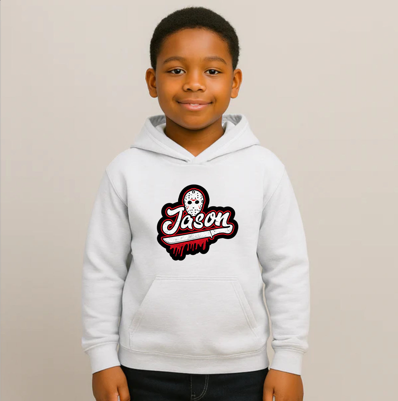 Youth Kids Jason Voorhees Pullover Hoodie