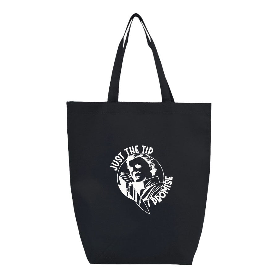 Halloween Michael Myers Q-Tees - Non-Woven Gusset Bottom Tote - Q1251