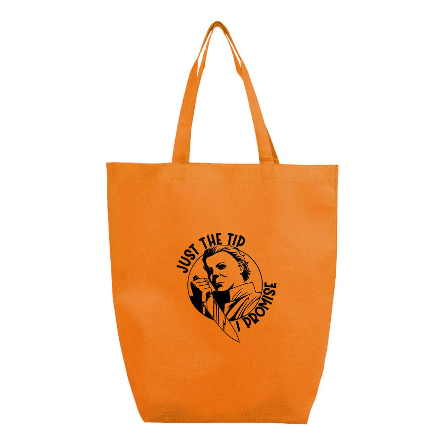 Halloween Michael Myers Q-Tees - Non-Woven Gusset Bottom Tote - Q1251