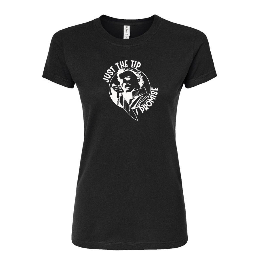 Women's Halloween Michael Myers Round Neck T-Shirt
