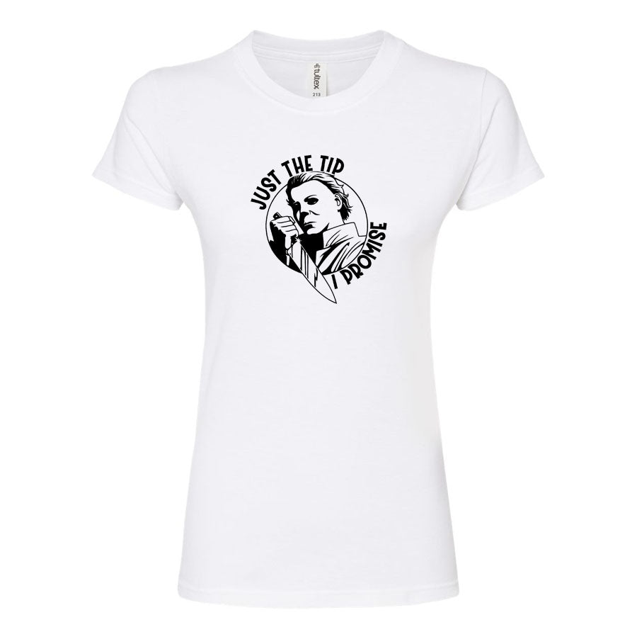Women's Halloween Michael Myers Round Neck T-Shirt