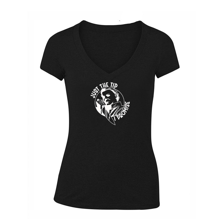 Women's Halloween Michael Myers V Neck T-Shirt