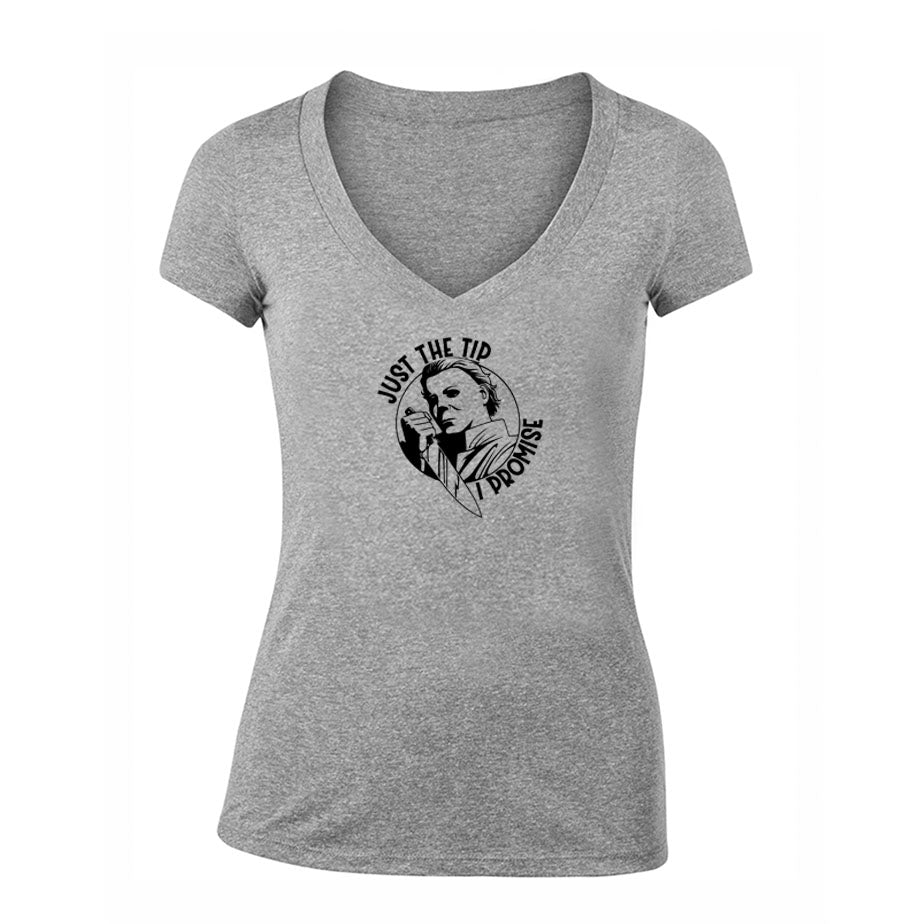 Women's Halloween Michael Myers V Neck T-Shirt