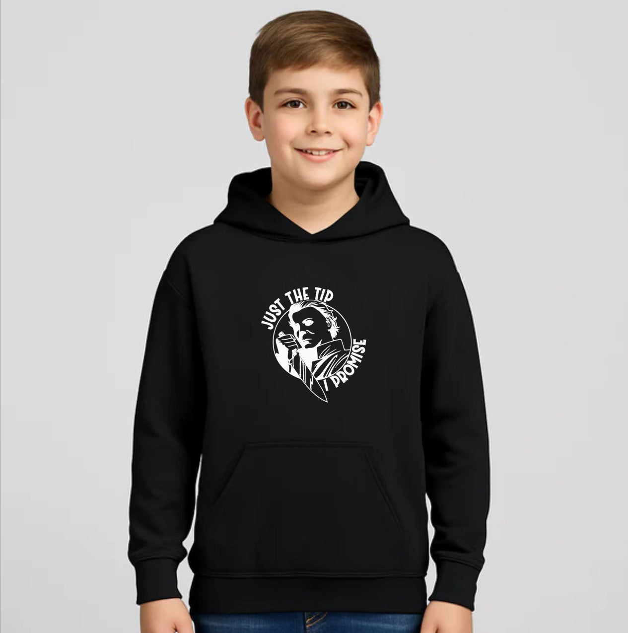 Youth Kids Halloween Michael Myers Pullover Hoodie