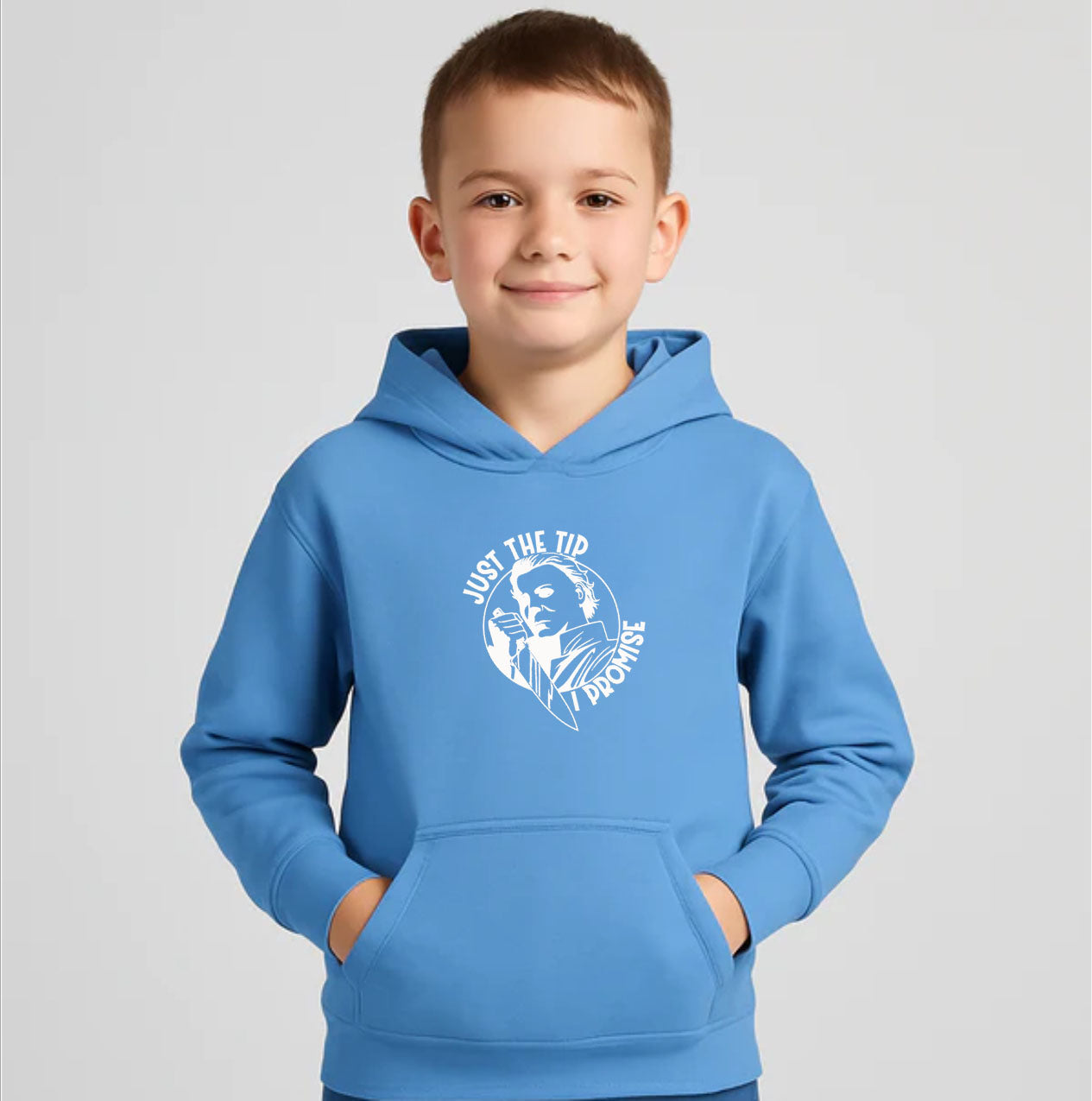 Youth Kids Halloween Michael Myers Pullover Hoodie