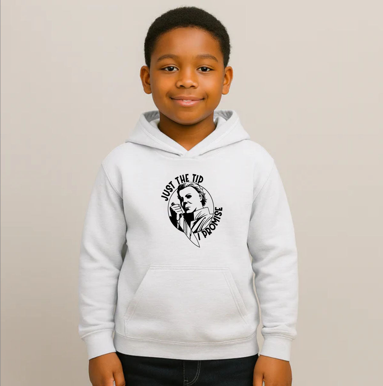 Youth Kids Halloween Michael Myers Pullover Hoodie