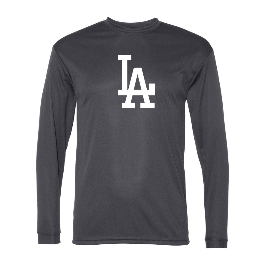 Men's LA Dodgers C2 Sport - Performance Long Sleeve T-Shirt - 5104