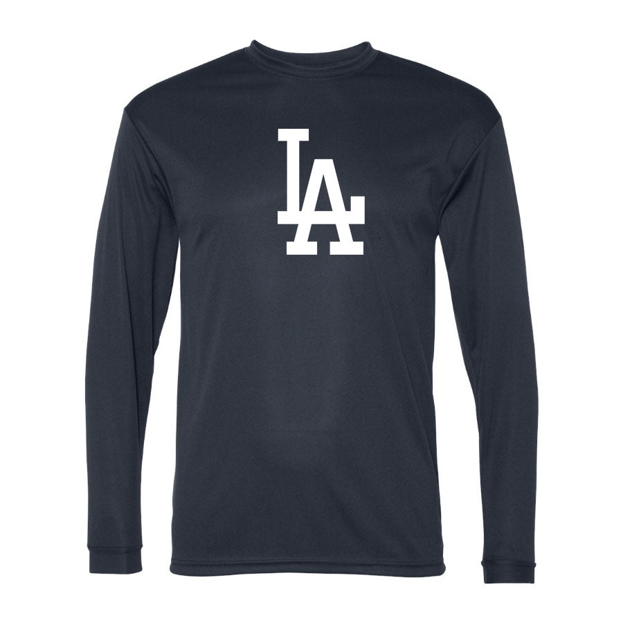Men's LA Dodgers C2 Sport - Performance Long Sleeve T-Shirt - 5104