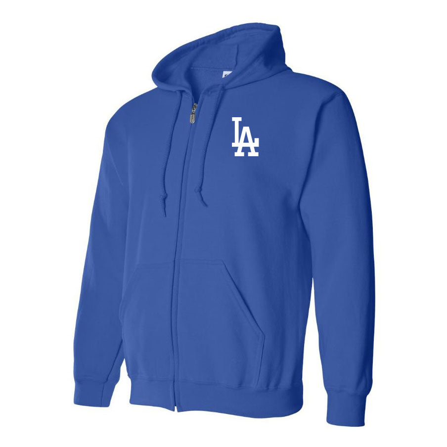 Men's LA Dodgers Zipper Hoodie
