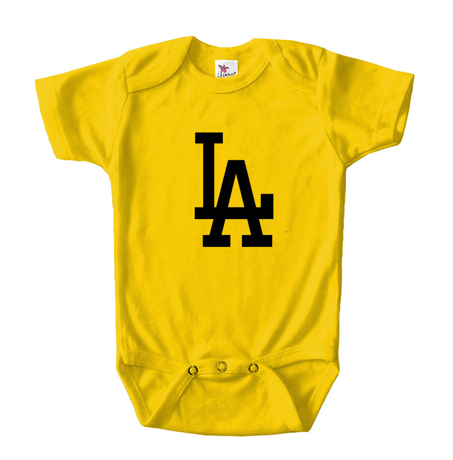 LA Dodgers Baby Romper Onesie
