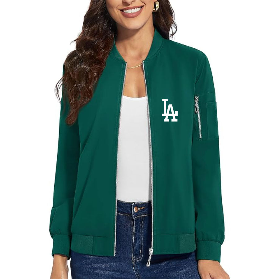 Women's LA Dodgers Premium Bomber Jacket Outerwear