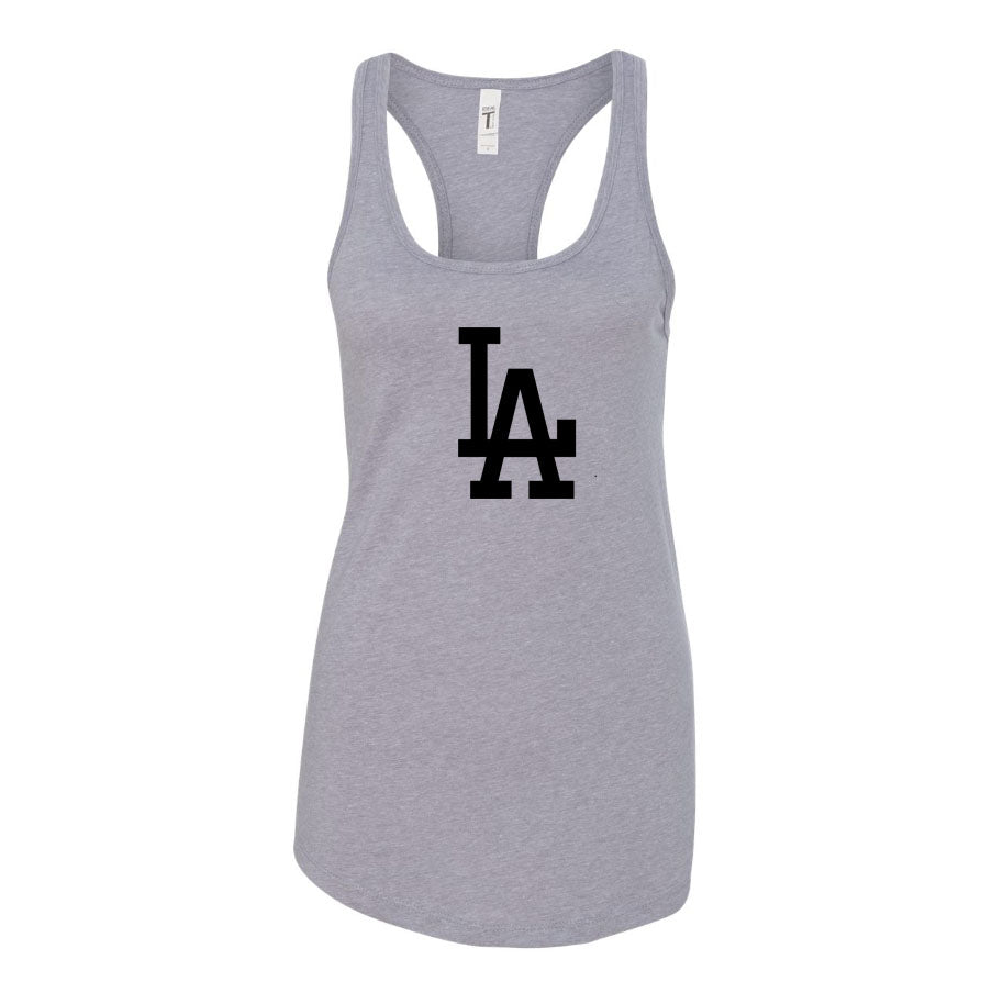Women's LA Dodgers Racerback Tank Top
