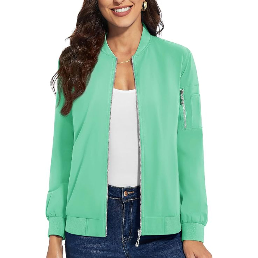 Customize Women's Premium Bomber Jacket Outerwear