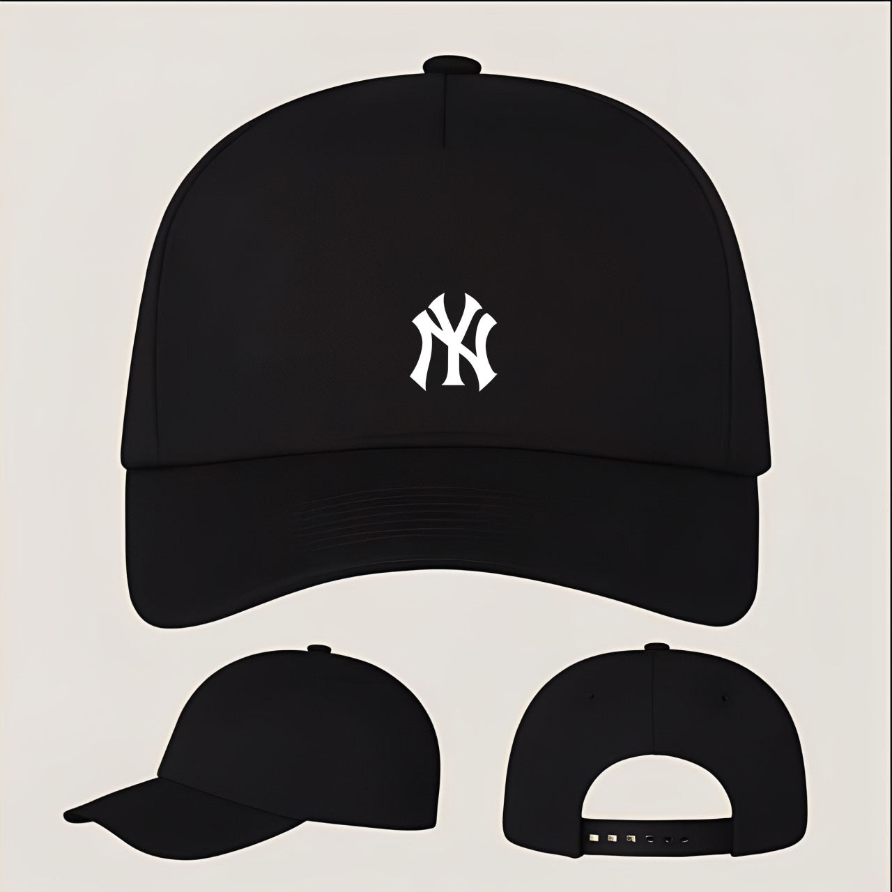 NY Yankees Five Panel Twill Snapback Cap