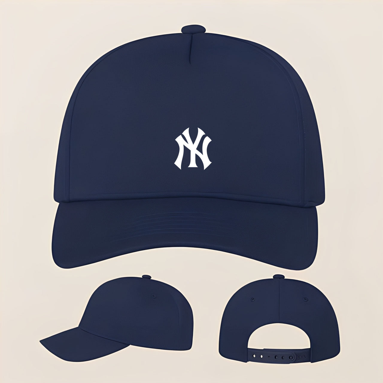 NY Yankees Five Panel Twill Snapback Cap