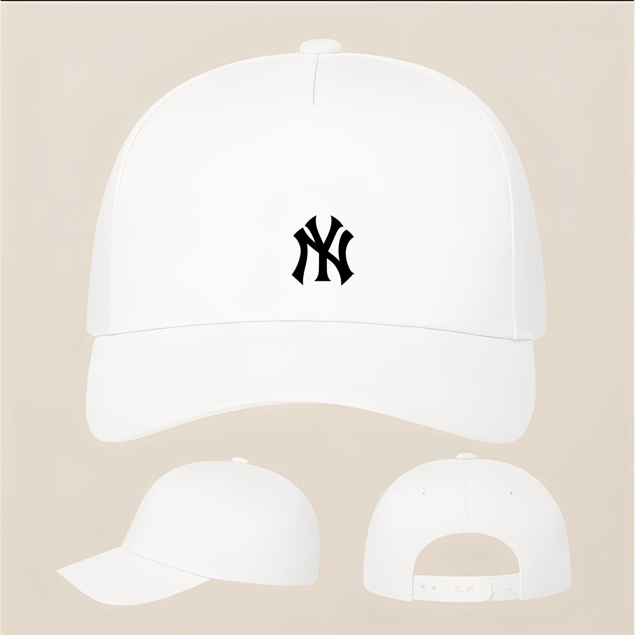 NY Yankees Five Panel Twill Snapback Cap